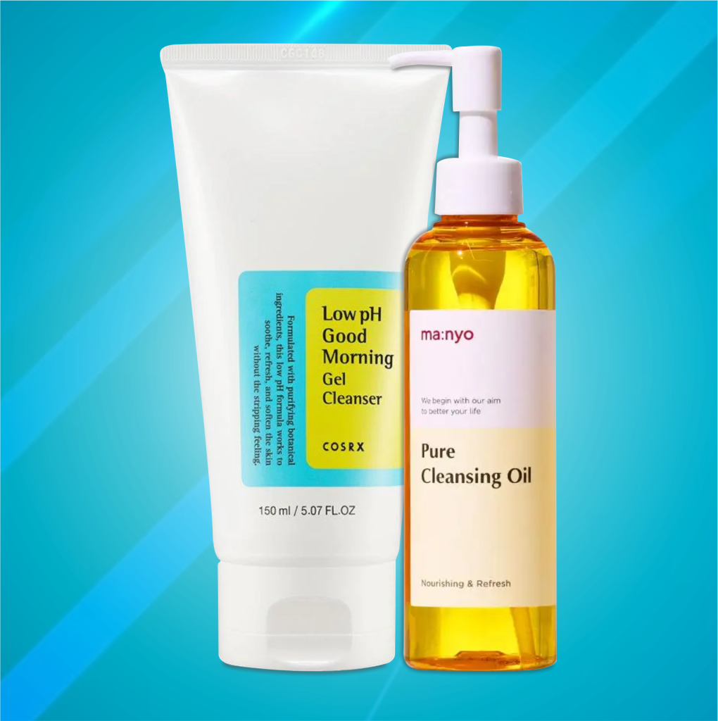 Ma:Nyo Cleansing Oil+Cosrx Low Ph Good Morning Cleanser (Double Cleansing)