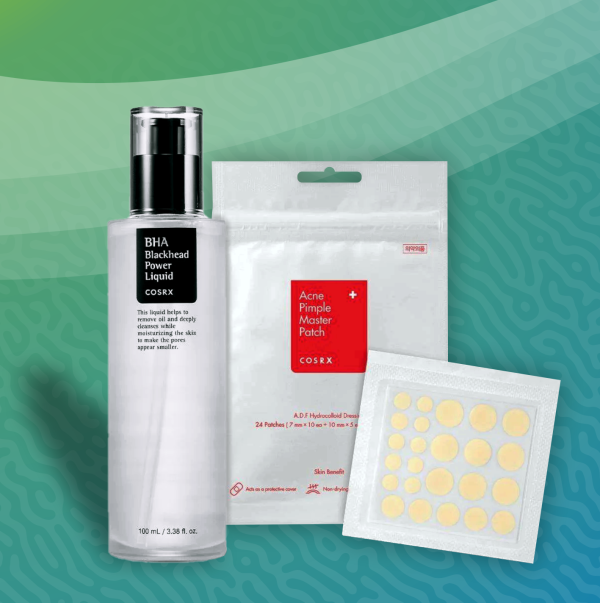 Cosrx BHA power liquid+ Cosrx acne pimple master patch (acne control)
