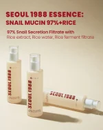 KSecret Seoul1988 Essence : Snail Mucin 97% + Rice 100ml - Image 4