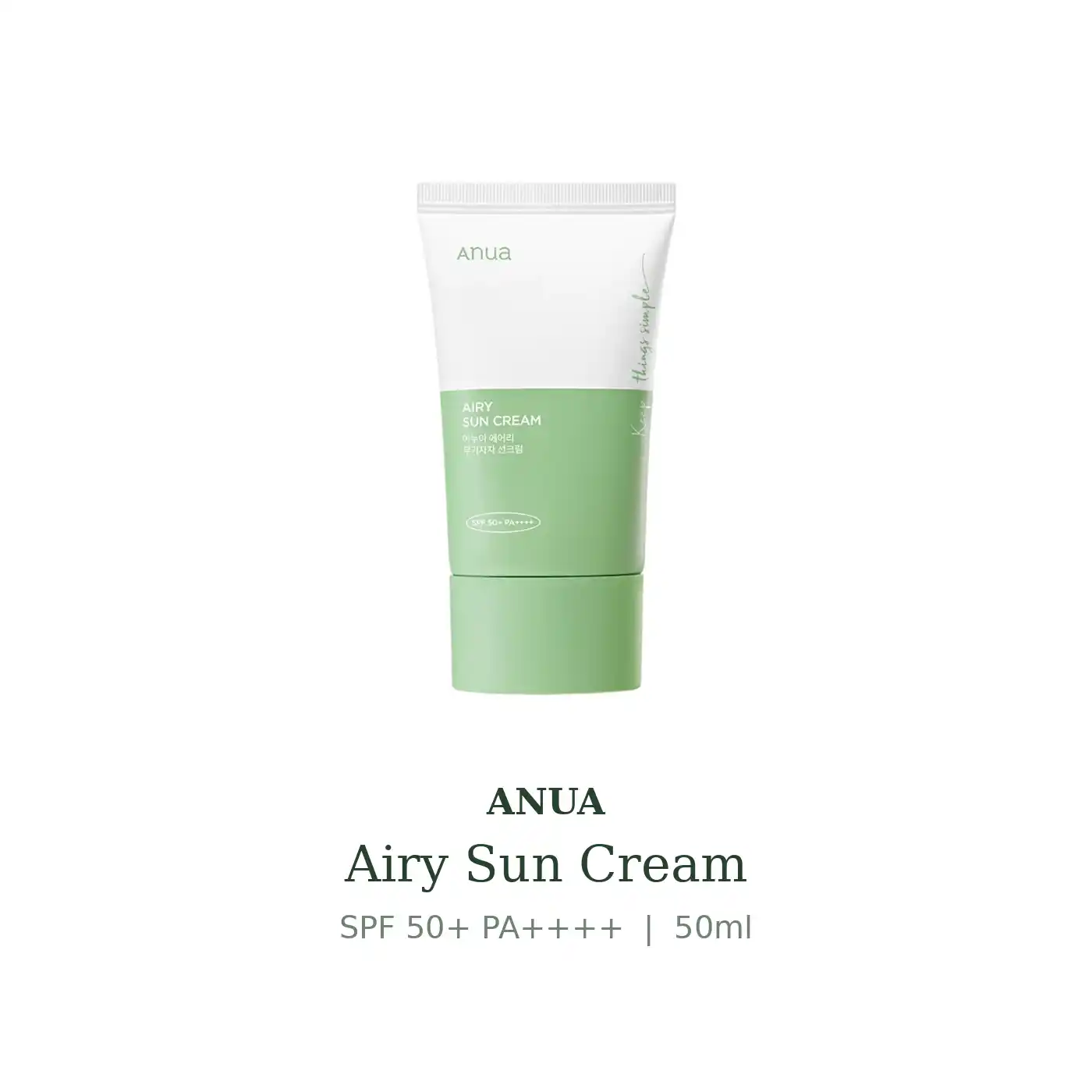 Anua - Airy Sun Cream 50ml - Image 2