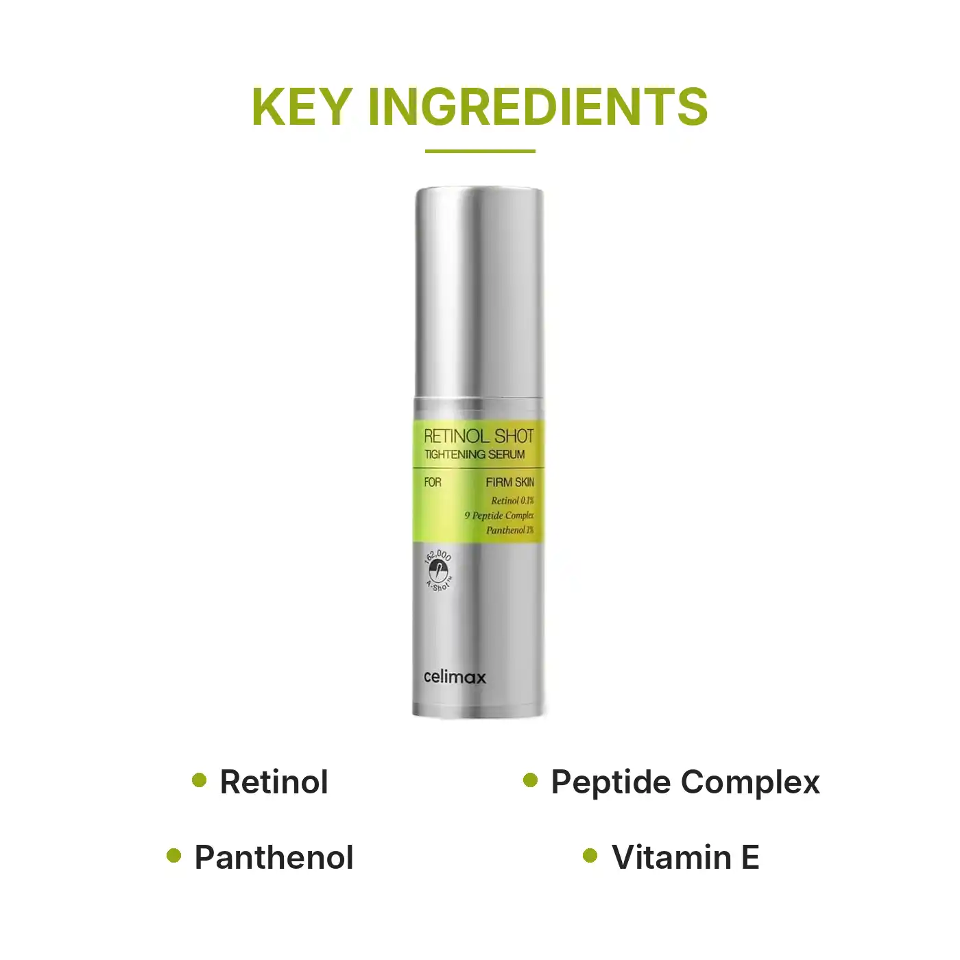 Celimax - The Vita-A Retinol Shot Tightening Serum 30ml - Image 2